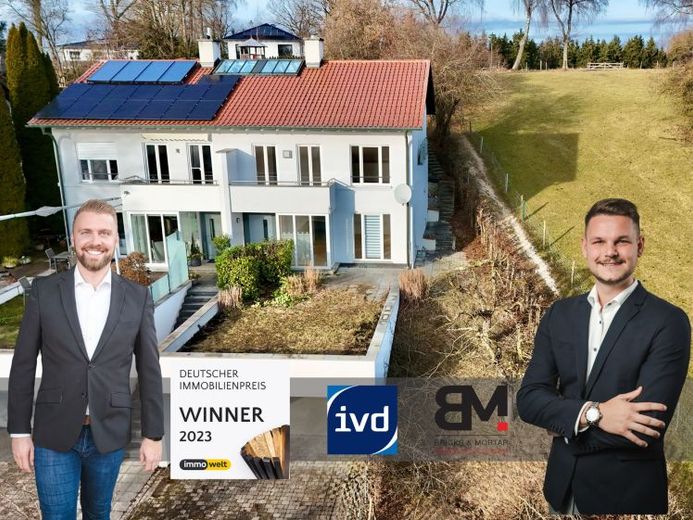 Wohnen auf mehreren Ebenen: Stilvolle Splitlevel-Doppelhaushälfte mit Weitblick – Foto 1