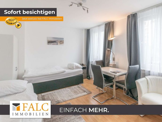 Business-Apartment mit Umsatzsteuerausweis / Kurzzeitvermietung – Wohn- Schlafraum