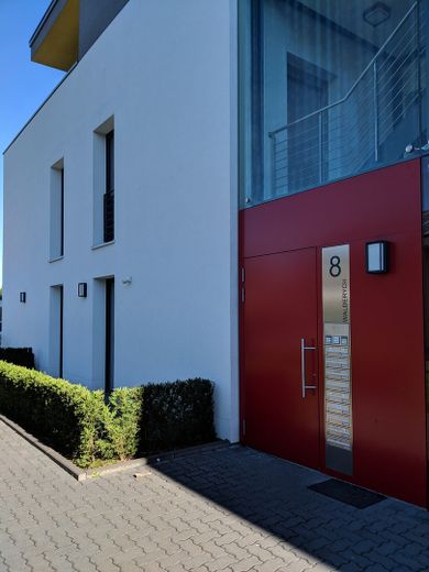 Barrierefreie Wohnung im Passivhaus – Eingang