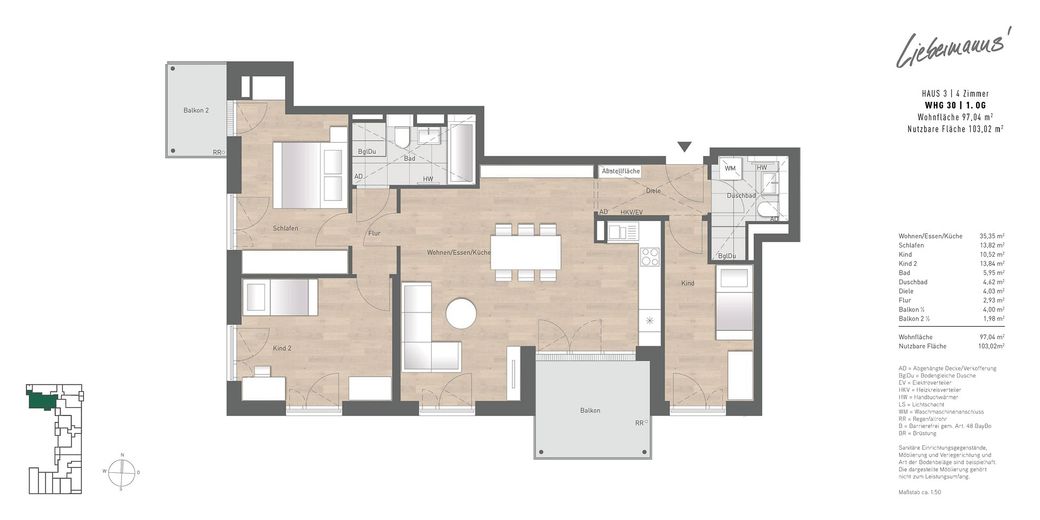 *PRÊT À HABITER EN 2026* SPACIEUX APPARTEMENT LUMINEUX DE 4 PIÈCES AVEC 2 BALCONS – Photo 6