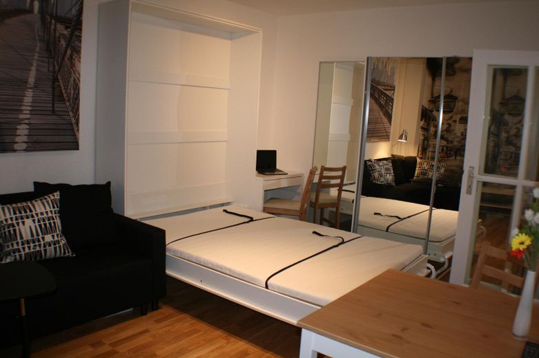 Klappbett ausgeklappt