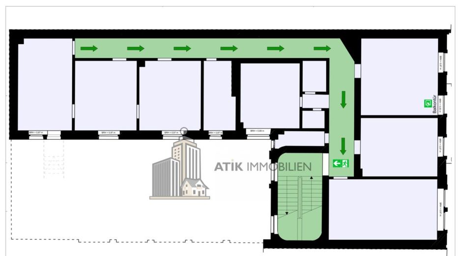 ATIK: Helle Büroflächen - Ihr neuer Standort im Herzen Mannheims - provisionsfrei – Grundriss