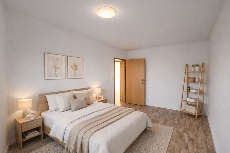 3-Zimmer-Wohnung mit Balkon, Stellplatz und neuer Gasetagenheizung | ca. 60,89 m² – Kinderzimmer