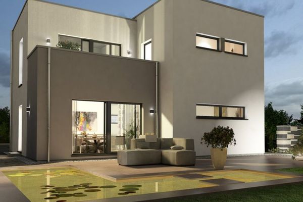 Casa dall'aspetto perfetto, con tetto piano, in stile Bauhaus! Prezzo comprensivo di un terreno!