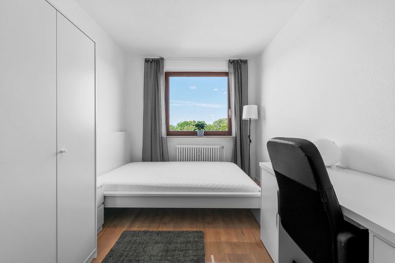 1095 Vollmöblierte Zimmer in moderner 4er-WG (All-Inclusive & Einzugsbereit!) – Zimmer 2