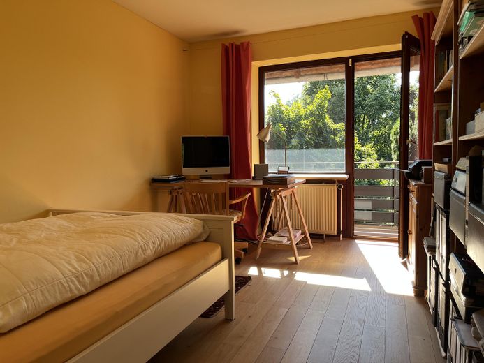 Himmelmoor yakınlarında, sakin bir konumda büyük güneybatı bahçeli cazip sıra evin son evi – Schlafzimmer 2 mit Balkon