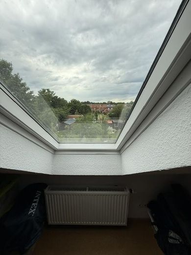 Środkowy dom szeregowy w Nordhorn-Blanke – Blick in den Garten