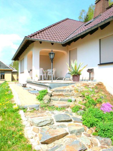 Terrasse mit Fernblick in die 