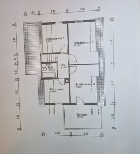 Rare perle immobilière dans un emplacement de premier choix, terrain à bâtir inclus – Grundriss OG