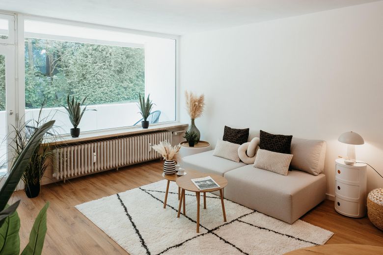 Wohnzimmer mit Aussicht