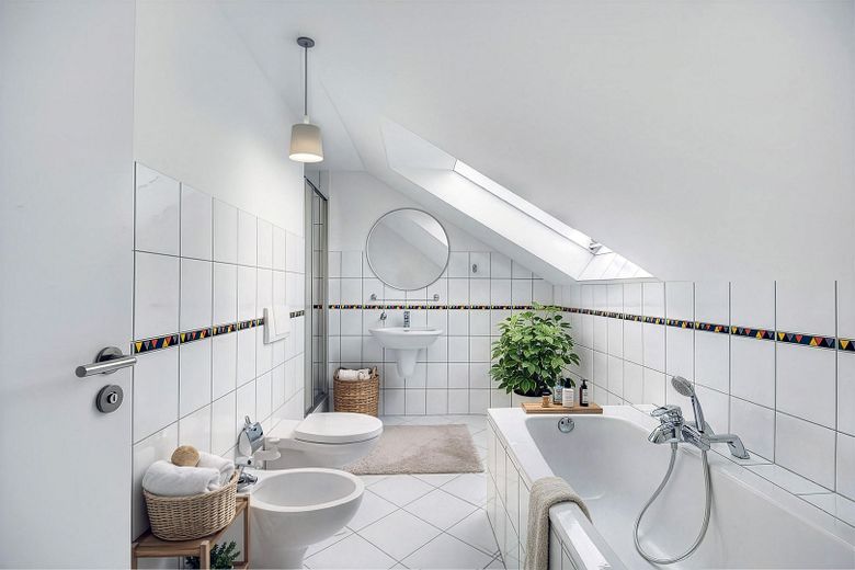 Badezimmer DG visualisiert