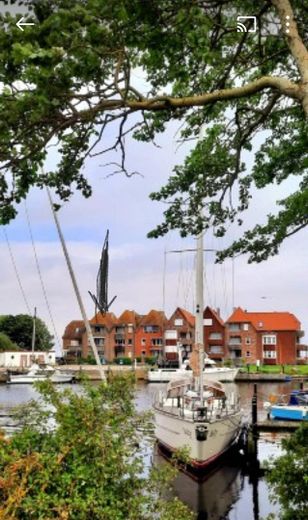 Einzigartige Ferienwohnung mit beidseitigem Ostseeblick-Toplage Orth/Fehmarn-provisionsfrei – vom Hafen m Blick zum Haus