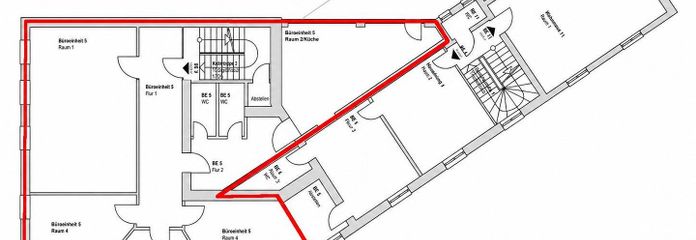 Klimatisiertes Büro im Herzen von Leverkusen Opladen – Grundriss