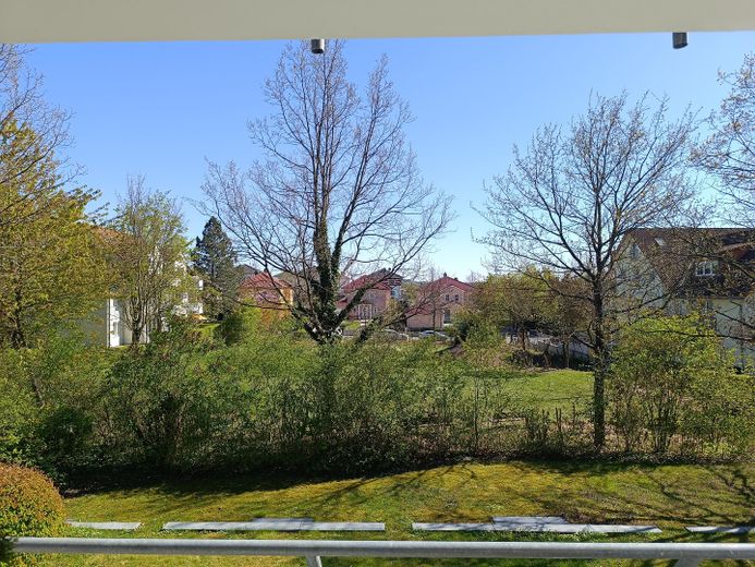 Blick vom Balkon