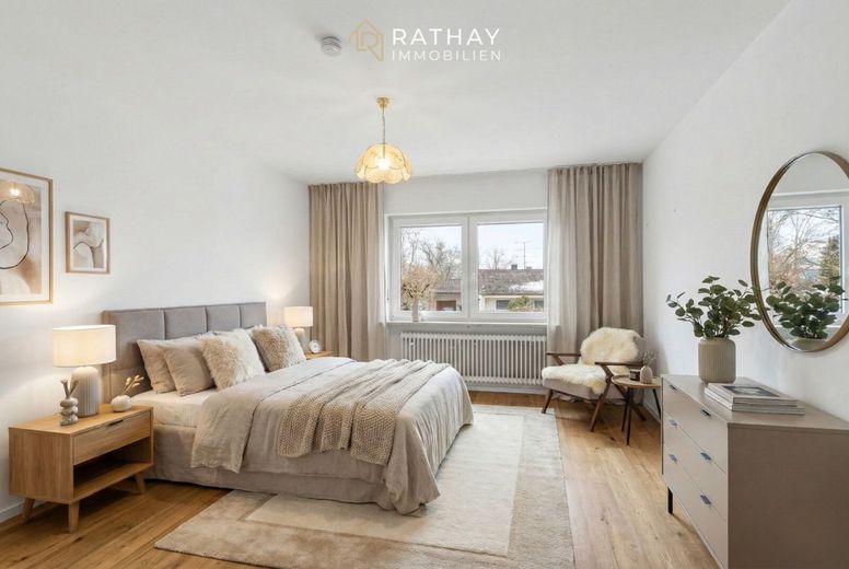 Gepflegtes Einfamilienhaus mit Garage &amp; Garten - sofort bezugsfertig – Visualisierung  Schlafzimmer