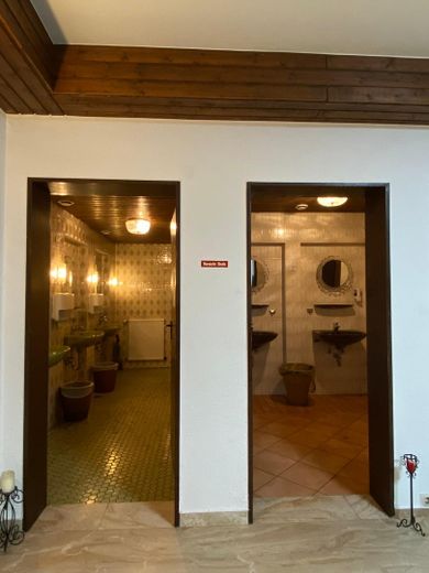WC-Anlage Restaurant