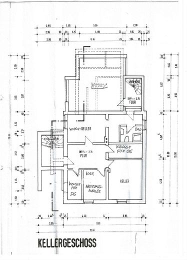 Grundriss Kellergeschoss