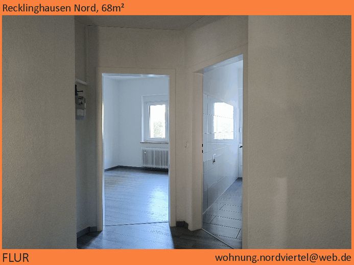 Nordviertel, schöne 68m²-Wohnung im 1.OG, saniert – Flur