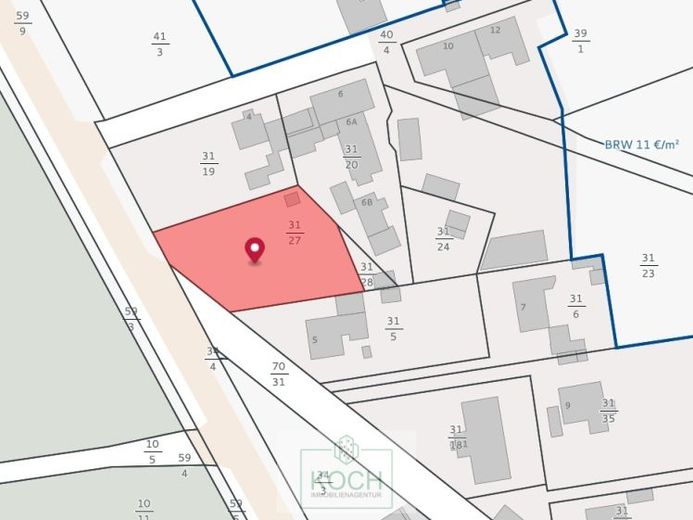 Großes Baugrundstück für EFH/ZFH in Loxstedt-Hahnenknoop – Foto 1