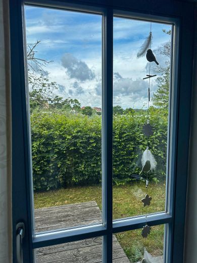Blick auf Schloss Seehof