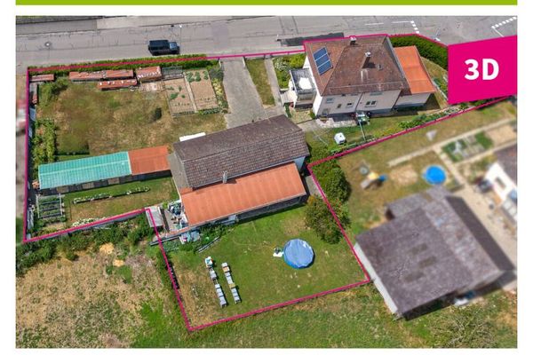 2-Familien-Wohnhaus auf großem Grundstück mit diversen zusätzlichen Bauoptionen
