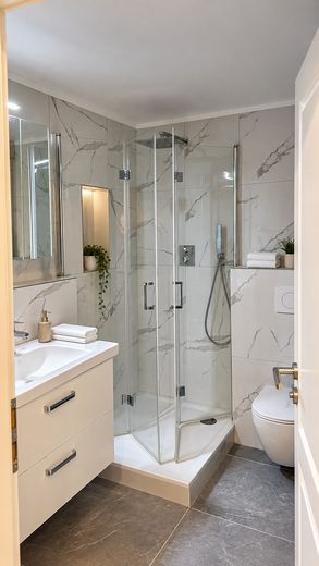 Унікальне бунгало – Badezimmer Einliegerwohnung