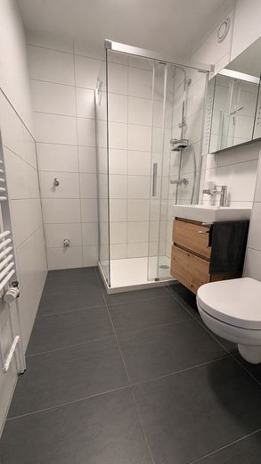 Frisch renovierte 2-Zimmer-Wohnung mit Südostbalkon & Einbauküche – Badezimmer