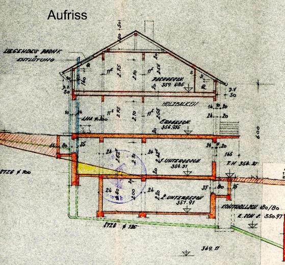 Doppelhaushälfte in stadtnaher Panoramalage von Schwäbisch Gmünd – Aufriss