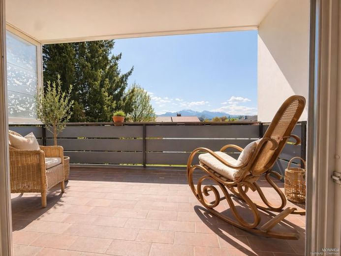 Kampenwandblick in Prien - absolut ruhig mit zwei Balkonen – Foto 1