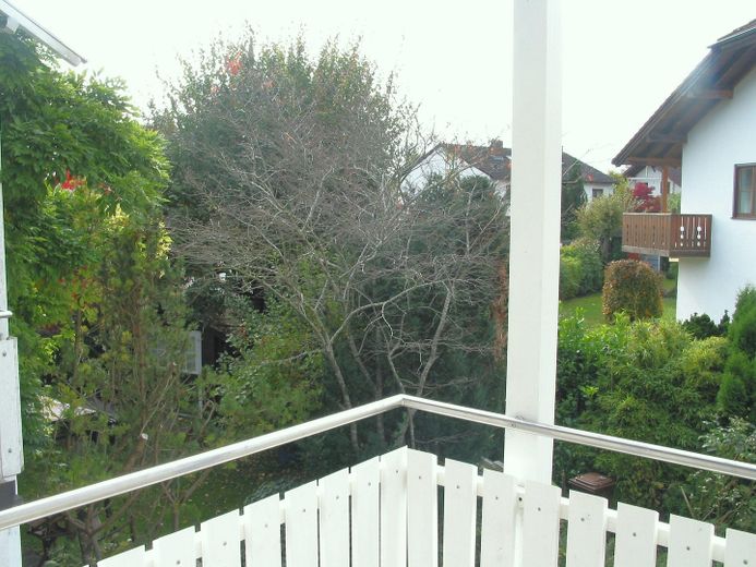 Beste Lage, Pilsensee, großes, gepflegtes Einfamilien-RMH, 141 m² Wfl., inkl. 2 Carports, Bj. 1998 – Blick vom Balkon