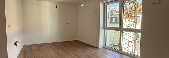 Pierwsze zasiedlenie po generalnym remoncie – nowoczesne mieszkanie 1-pokojowe w Aschaffenburgu – Küche/Esszimmer