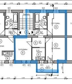 Sorglos-Investment mit Rendite-Booster: zwei vermietete 2-Zimmer-Wohnungen nahe Leipzig! – 2. OG