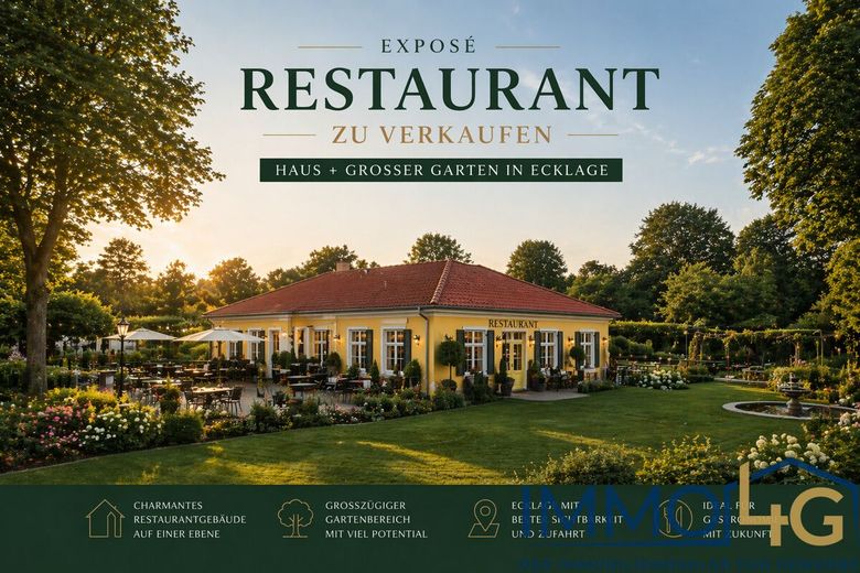 Gastronomie im Märkisch-Oderland mit 1.500 m² Gartengrundstück zu VERKAUFEN – Restaurant zum Kauf - immo-4g