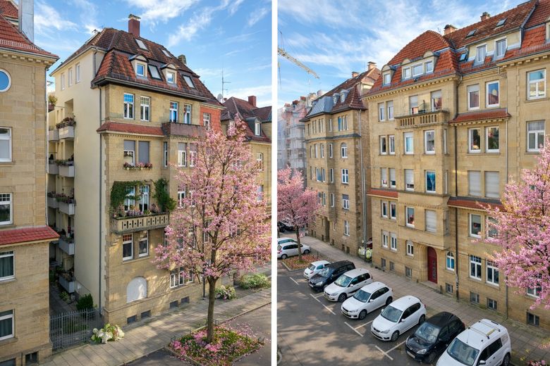 شقة مشرقة من 2,5 غرف مع شرفة بالقرب من مارينبلاتس - بدون عمولة من المالك – Ruhige, grüne Anliegerstraße