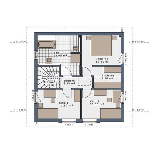 Ihr Traumhaus. Persönlich realisiert. Einfamilienhaus in Rosenheim – Obergeschoss
