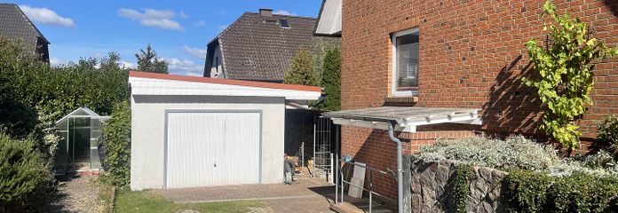 Westseite des Hauses