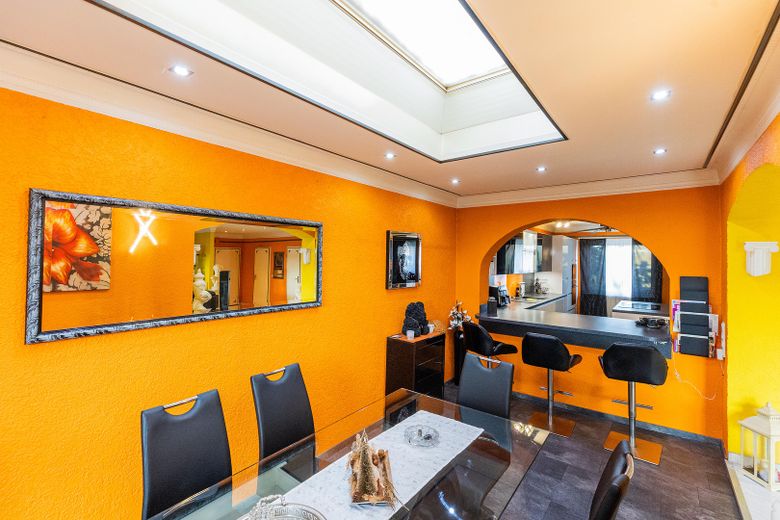 Esszimmer Blick in Küche