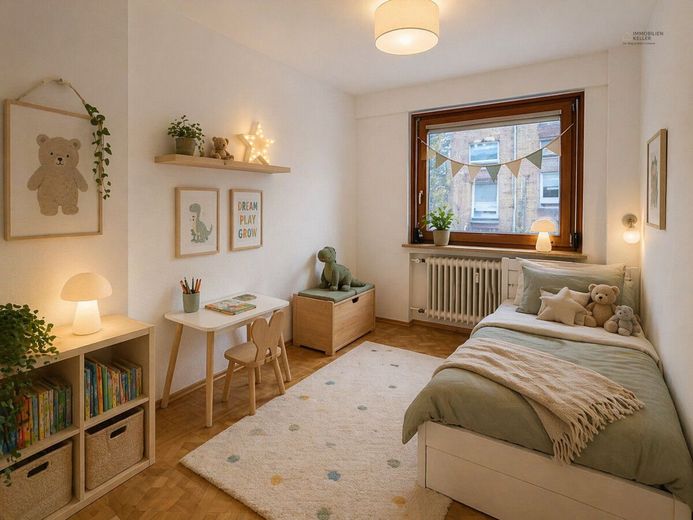 Haus im Haus- 6,5 Zimmer Wohnung in zentraler Lage – Kinderzimmer