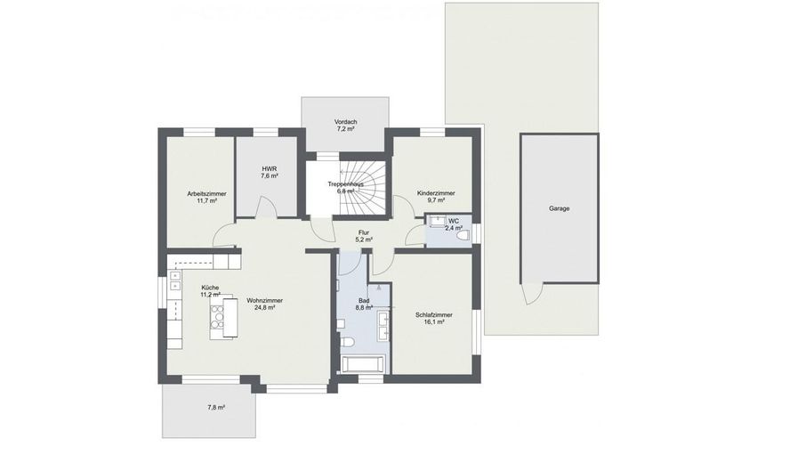 Moderne 4-Zimmer-OG-Wohnung mit PV, Wärmepumpe & Smart Home – फोटो 18