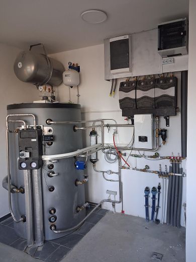 Außergewöhnliches Wohnhaus in freier Natur – Haustechnik