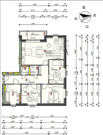 Eerste bewoning nieuwbouw – Exclusieve 4-kamerwoning met westloggia in Kaltenkirchen – Foto 11