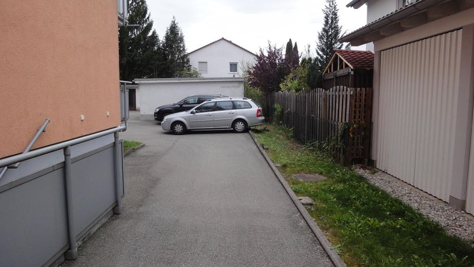 Stellplatz im Innenhof