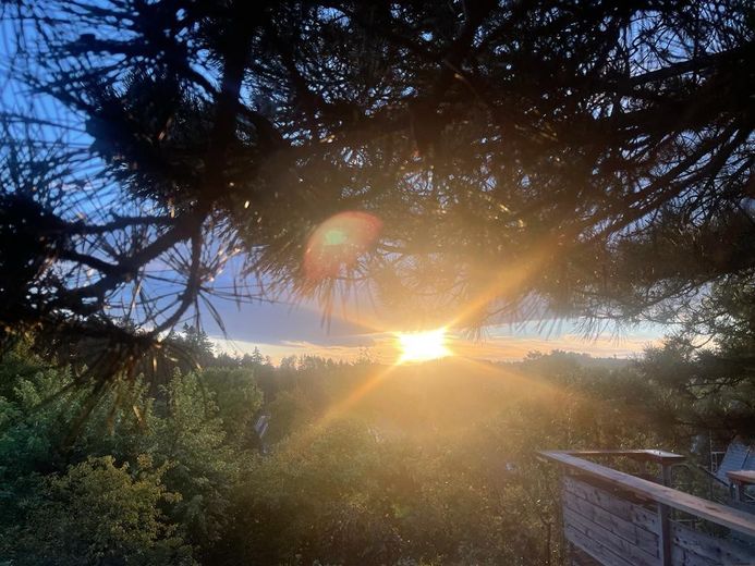 Haus bei Freising von privat – Sonnenuntergang