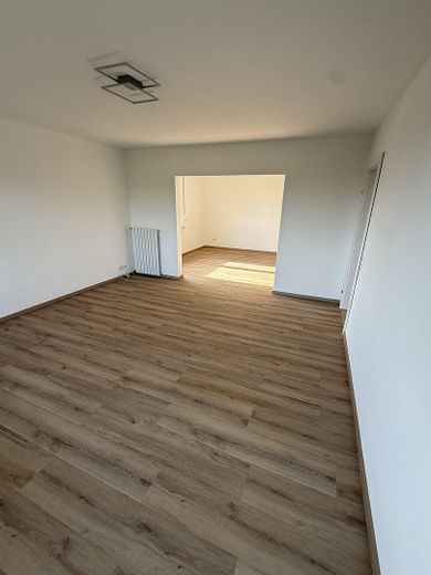 Neu renovierte 3-Zimmer-Wohnung mit Balkon, neuer EBK und 2 Stellplätzen in Reuffelbach (Mammelzen) – Wohn-/Esszimmer