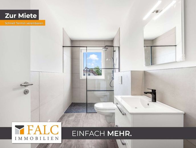 Exklusive Maisonettewohnung im Neubau - Erstbezug mit Dachterrasse – Badezimmer