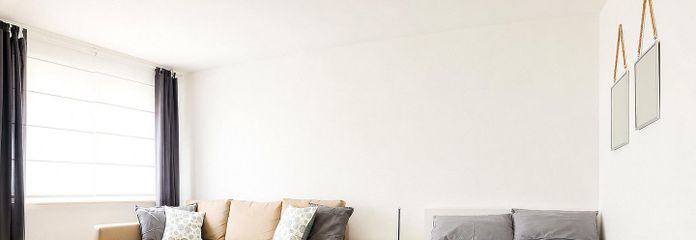 Provisionsfrei: Möblierte 1-Zimmer-Wohnung in zentraler Würzburger Innenstadtlage – Wohn-/Schlafbereich