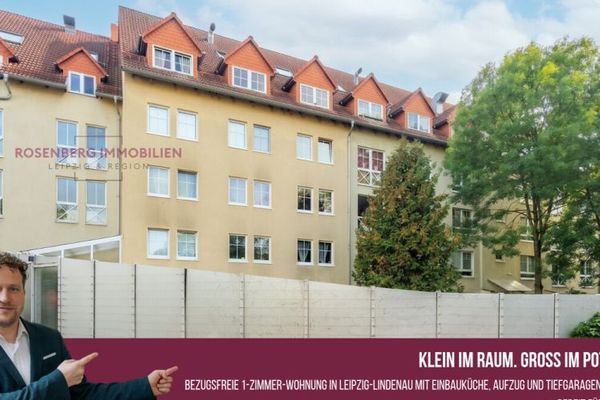 Bezugsfreie 1-Zimmer-Wohnung mit Gestaltungspotenzial, Aufzug & TG-Stellplatz in Leipzig-Lindenau!