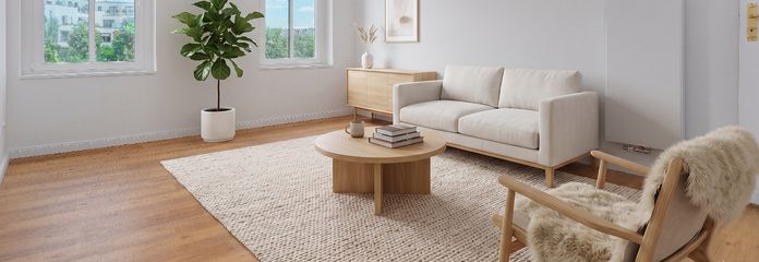 Kernsanierter 2-Zimmer-Altbau in Berlin-Köpenick: Erstbezug mit Wohnküche, Tageslichtbad und Balkon – Zimmer 2 - KI Visualisierung