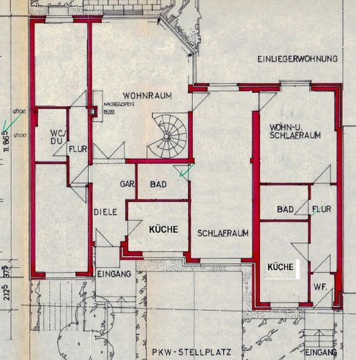 EFH mit Einliegerwhg. in Marl, Bungalow, Dämmung & Fußbodenheizung – Erdgeschoss aktuell