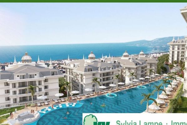 Appartamento da sogno, in un magnifico complesso con vista sul mare !